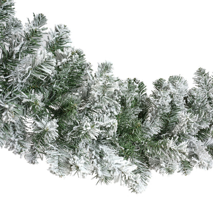 Snowy Imperial Festive Christmas Garland 270cm