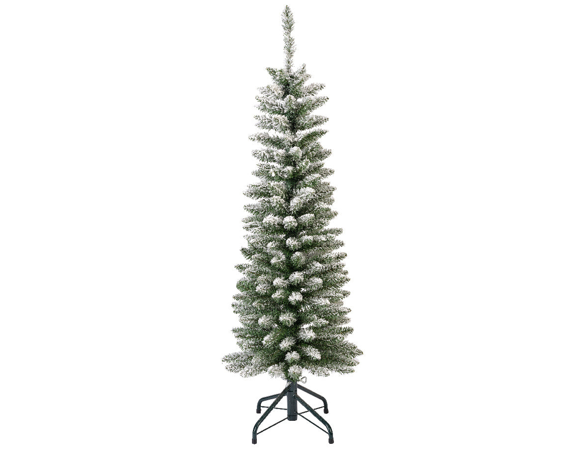 Everlands Snowy Pencil Pine 180cm/6ft Christmas Tree