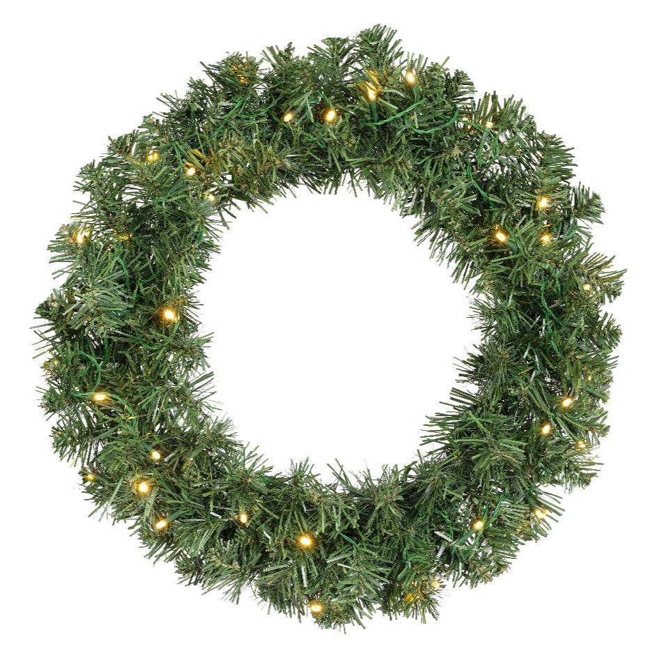 Pre Lit Imperial Wreath 60cm