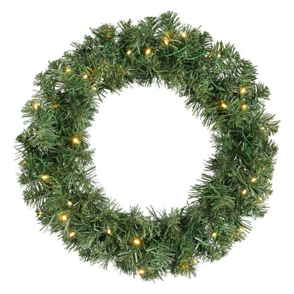 Pre Lit Imperial Wreath 60cm