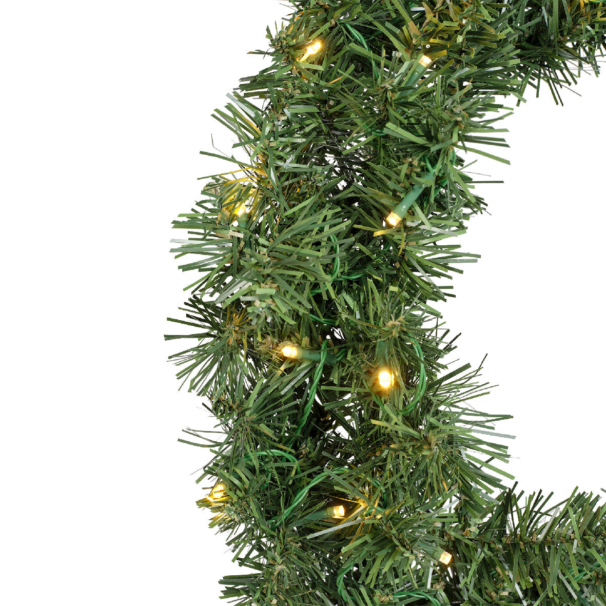 Pre Lit Imperial Wreath 60cm