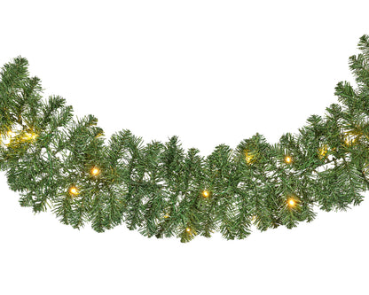 Pre Lit Imperial Garland 2.7m