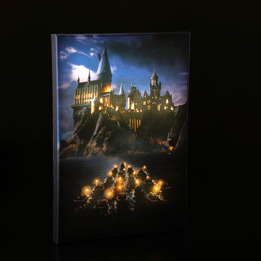 Hogwarts Castle LED Wall Art Canvas