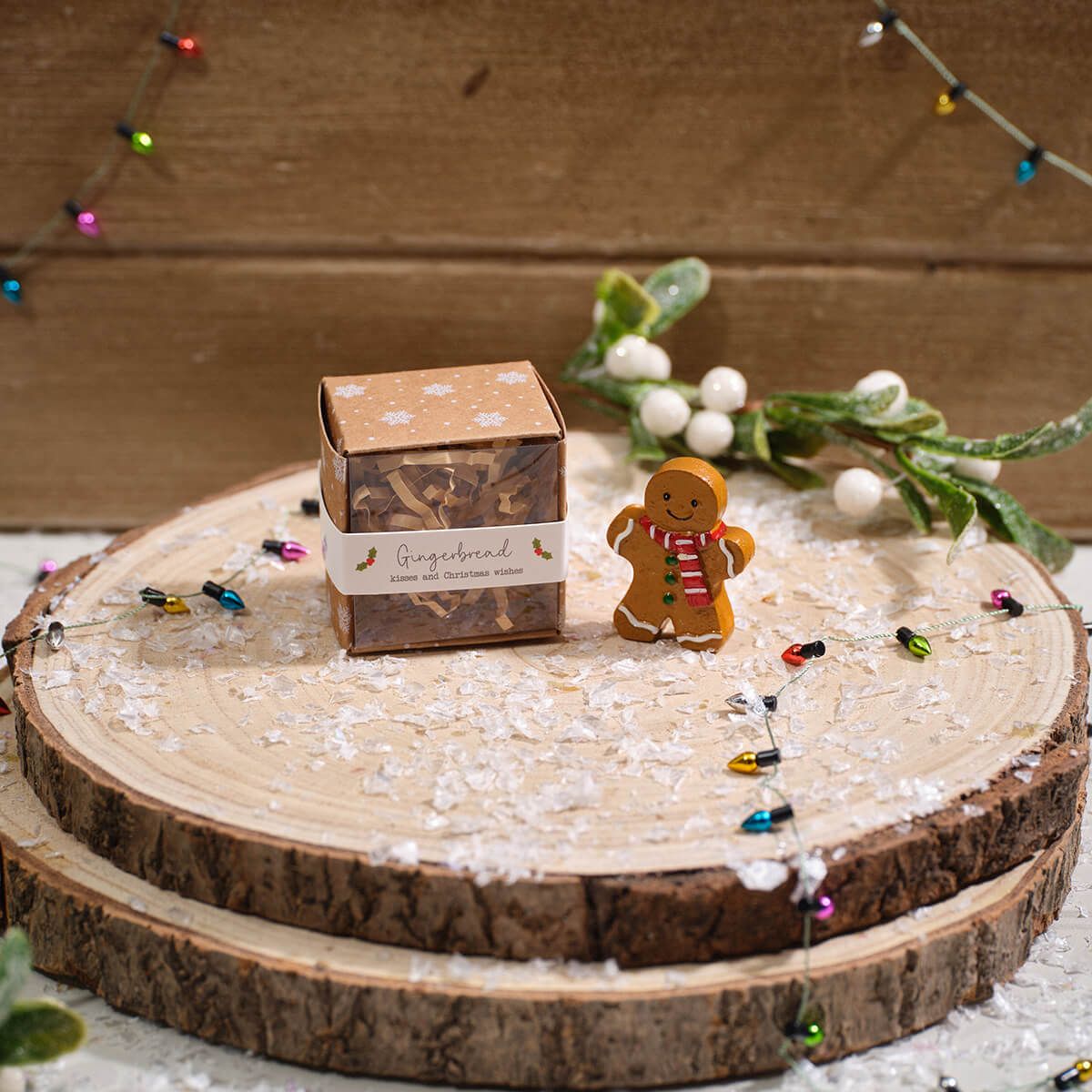 Christmas Tiny World Resin Gingerbread Keepsake Ornament