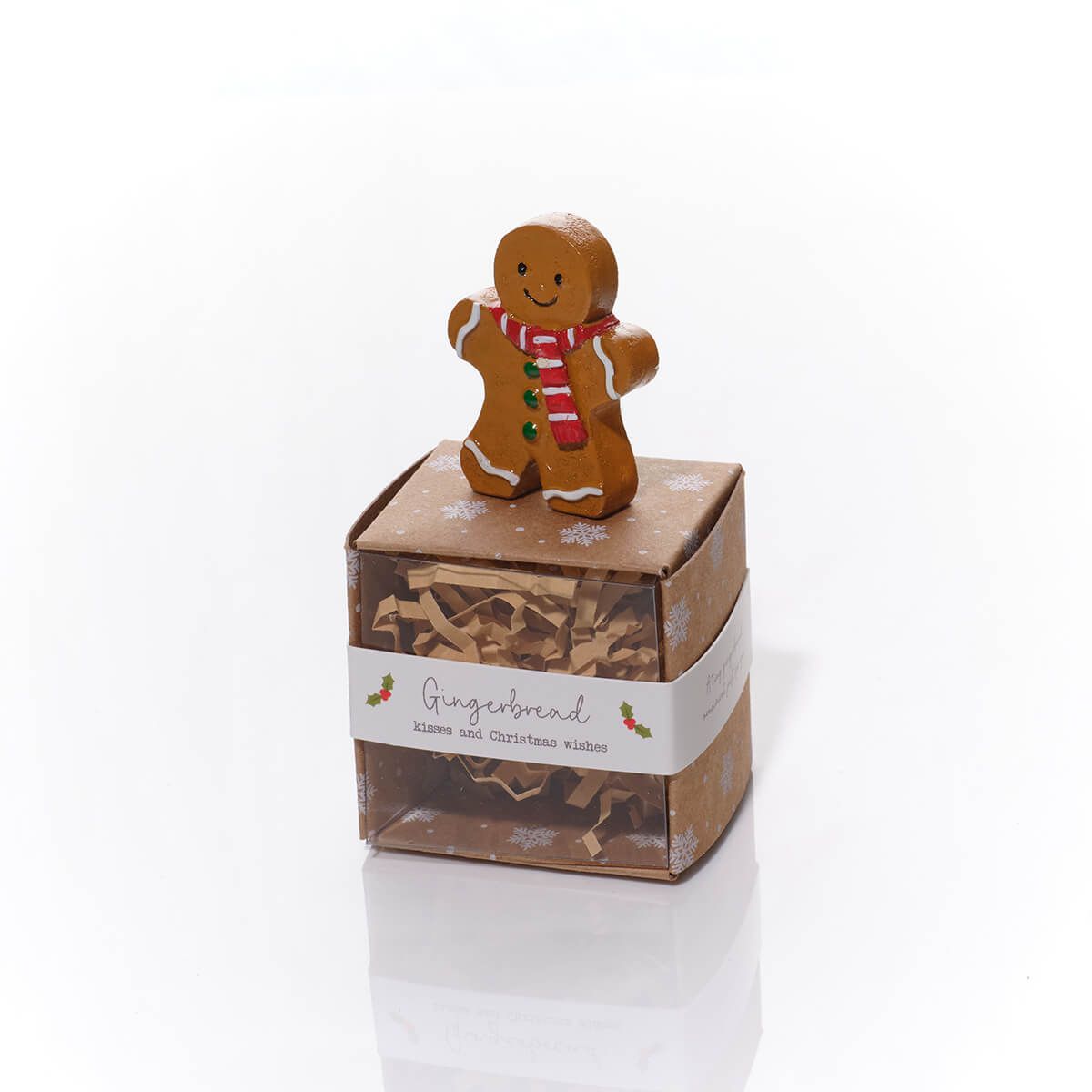 Christmas Tiny World Resin Gingerbread Keepsake Ornament