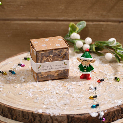 Christmas Tiny World Resin Elf Keepsake Ornament