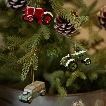 Farm Vehicle Christmas Tree Decorations