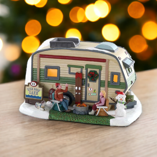 Lemax High Rock Lake Trailer Christmas Village Decoration