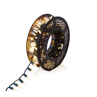 150 Warm White LED Fairy Cap Christmas Light String