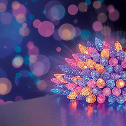 Premier 150 Rainbow LED Christmas Pinecone Lights