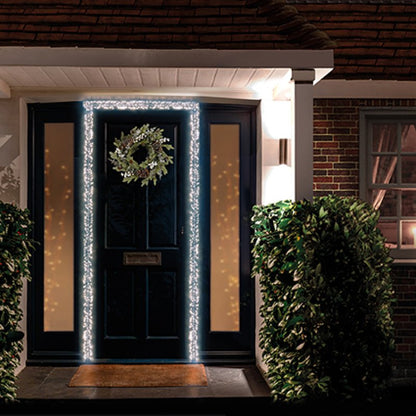 Premier 800 White LED Ultrabright Christmas Cluster Lights