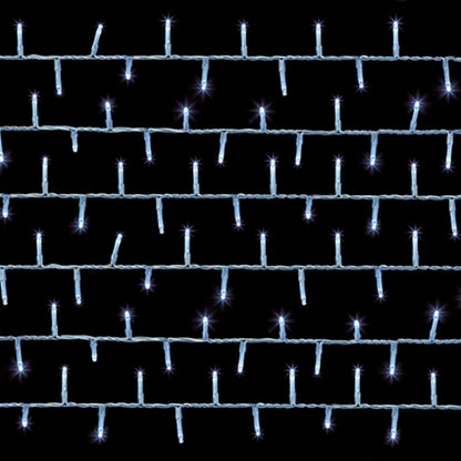 Premier TreeBrights 1000 White LED Christmas String Lights Clear Cable