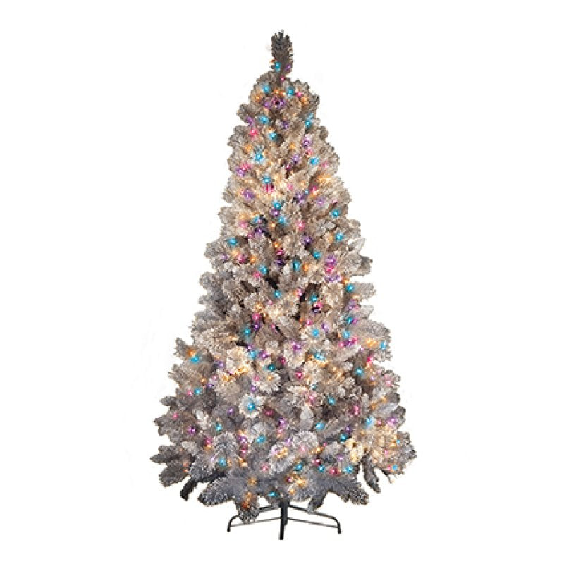 Premier TreeBrights 1000 Rainbow LED Christmas String Lights Clear Cable