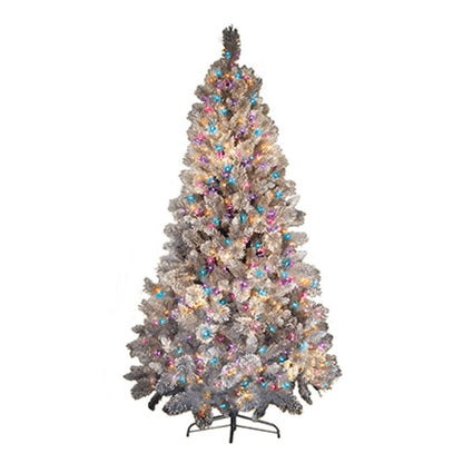 Premier TreeBrights 1000 Rainbow LED Christmas String Lights Clear Cable