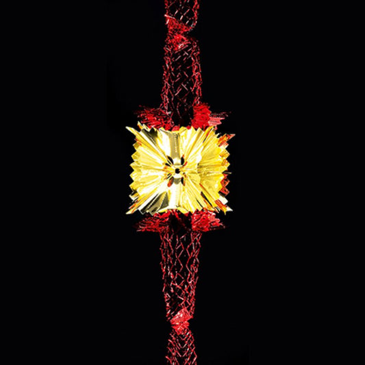Red and Gold 4 Section Retro Foil Christmas Garland