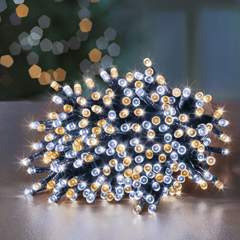 Premier 3000 White & Warm White LED Treebrights Christmas String Lights