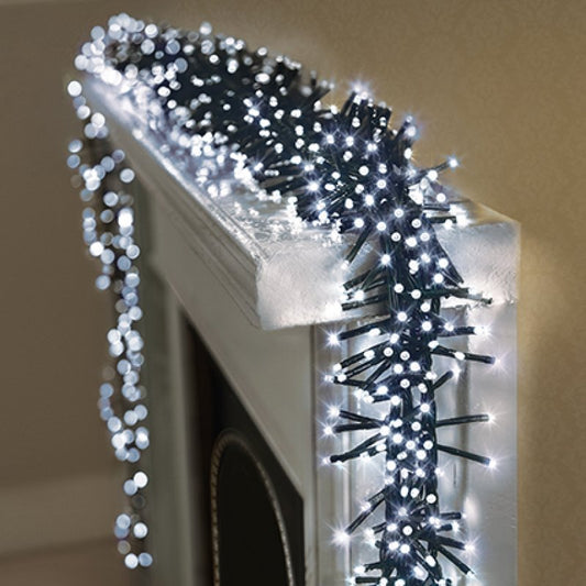 Premier 480 LED Cluster Brights Christmas Lights White