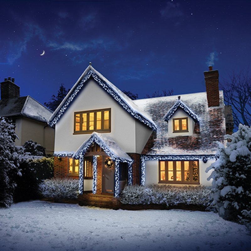 Premier 480 LED Cluster Brights Christmas Lights White