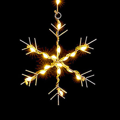 1.2 x 1.2m Warm White LED Flexibright Snowflake V Curtain Lights