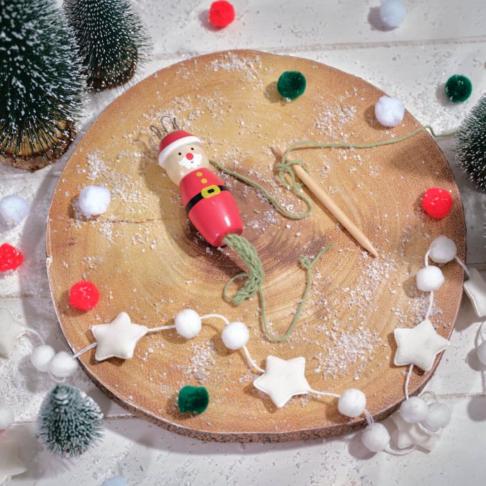 Christmas Tree Knitting Doll Craft