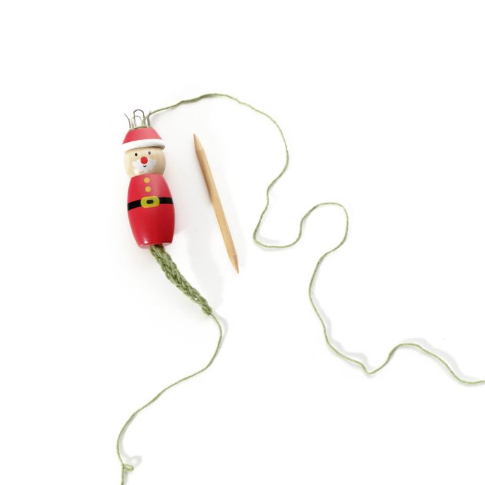 Christmas Tree Knitting Doll Craft
