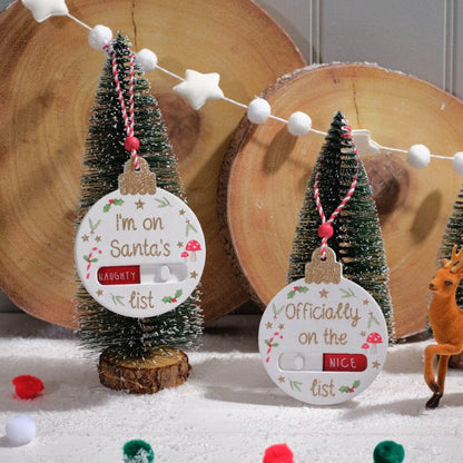 Naughty or Nice Changeable Hanger 2 assorted