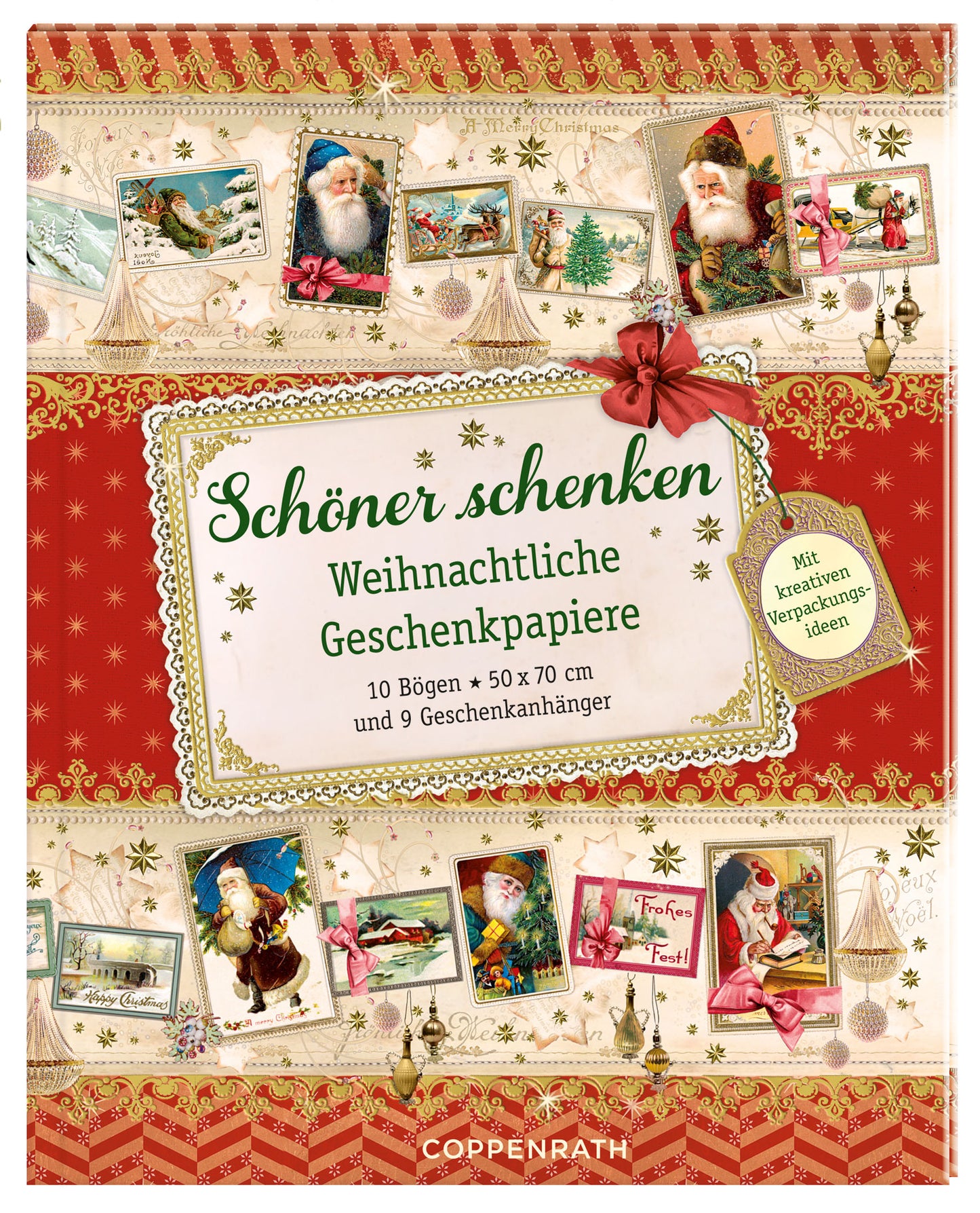 Coppenrath Victorian Style Book Of Christmas Wrapping Paper