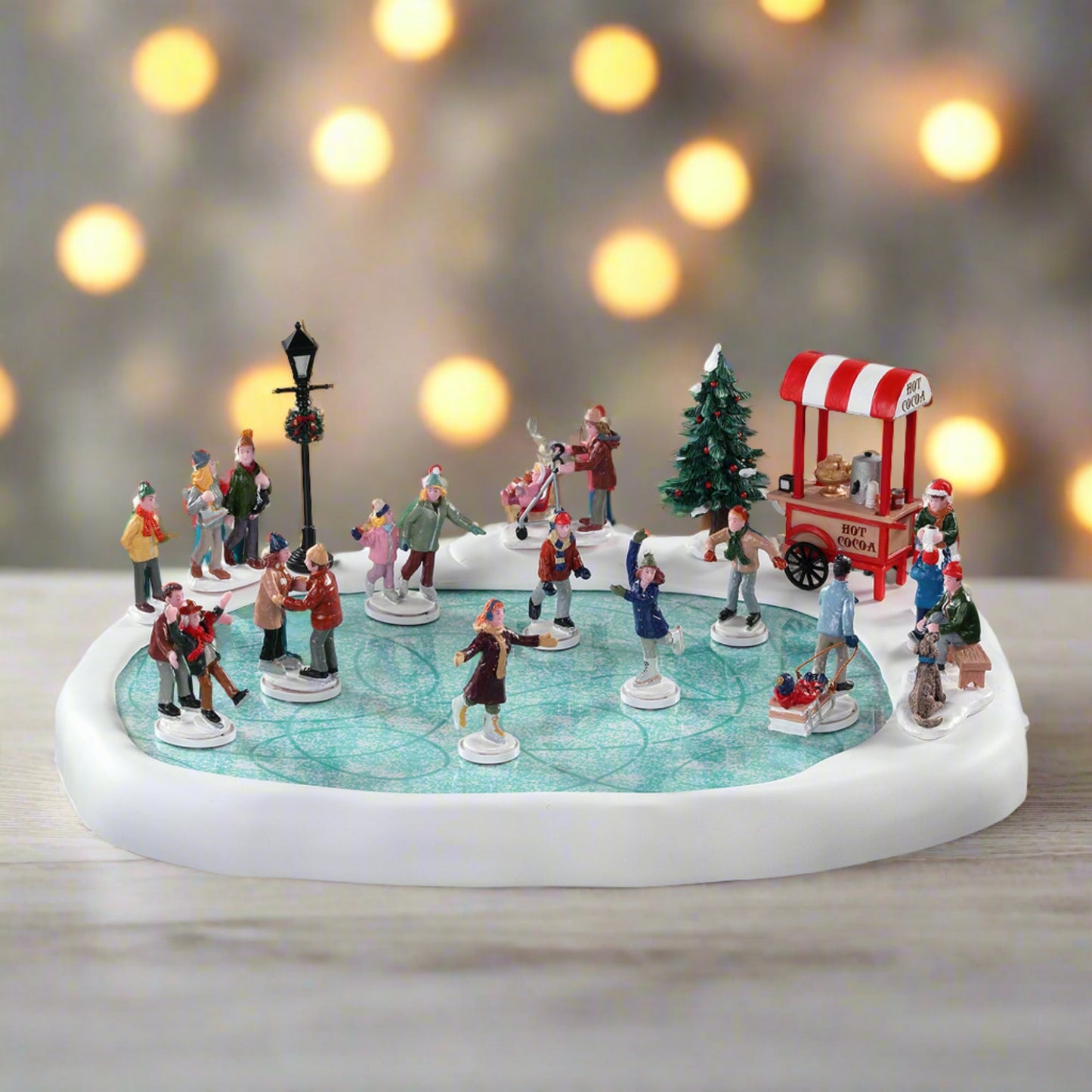 Lemax Village Skating Pond