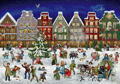 Coppenrath Winter Evening in the Town Christmas Advent Jigsaw Puzzle