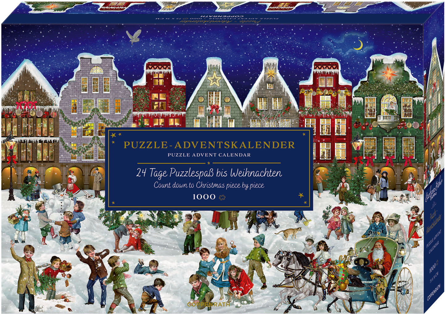 Coppenrath Winter Evening in the Town Christmas Advent Jigsaw Puzzle