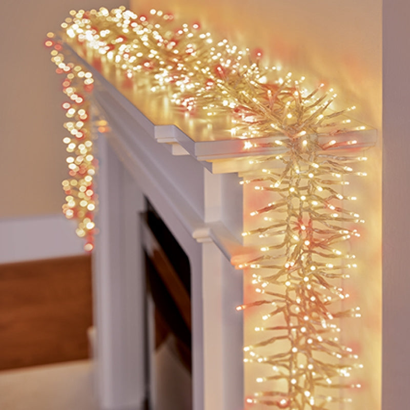 Premier 960 LED Cluster Brights Clear Cable Red and Warm White
