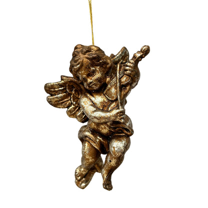 Goodwill Gold Cherub Christmas Tree Ornament