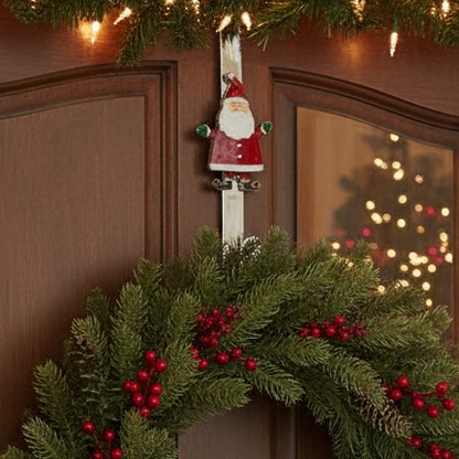 Santa Christmas Wreath Hanger