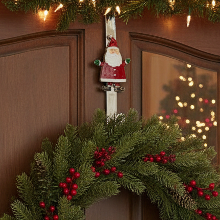 Santa Christmas Wreath Hanger