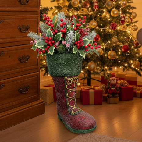 Santa Boot Decoration