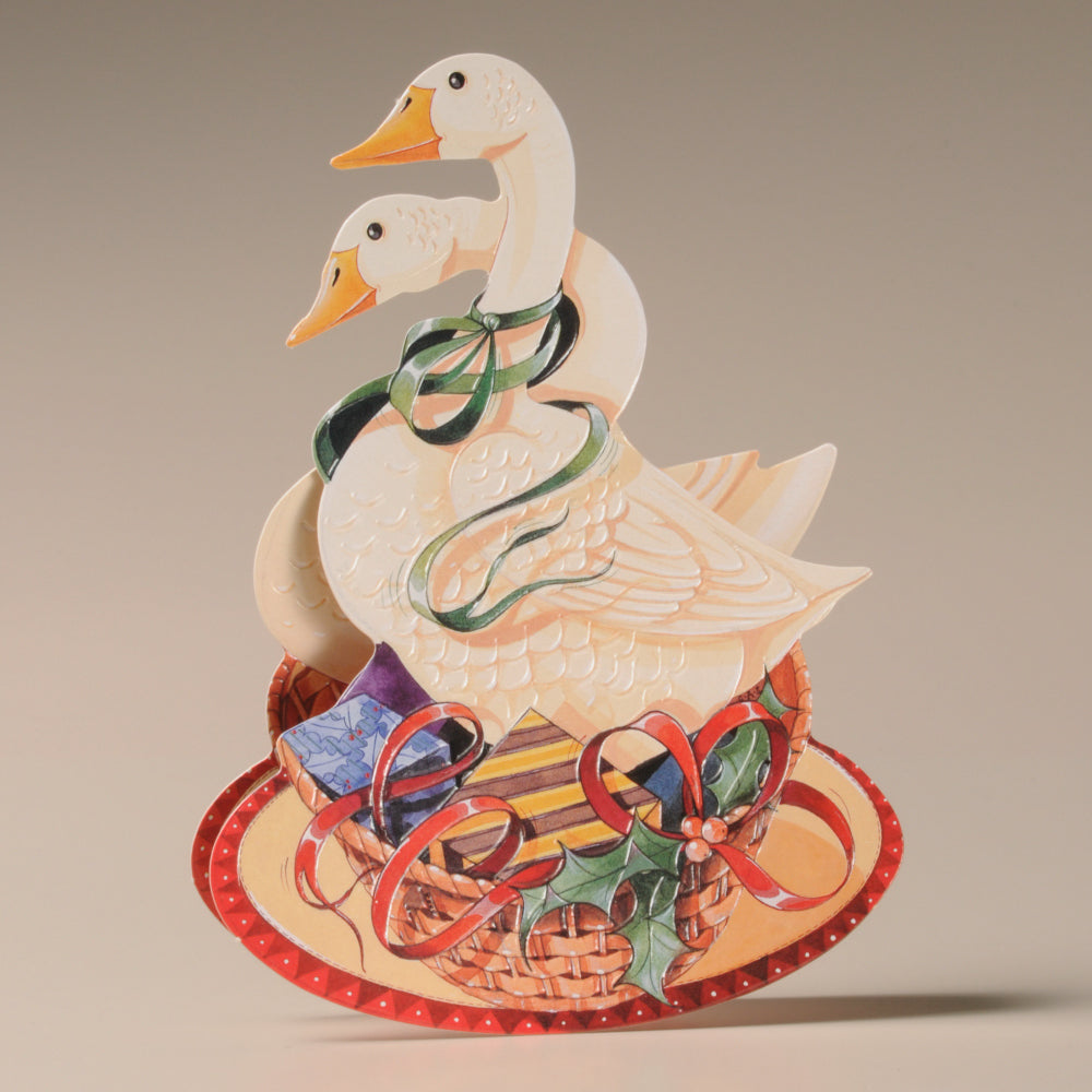 Geese Christmas Rocker Card