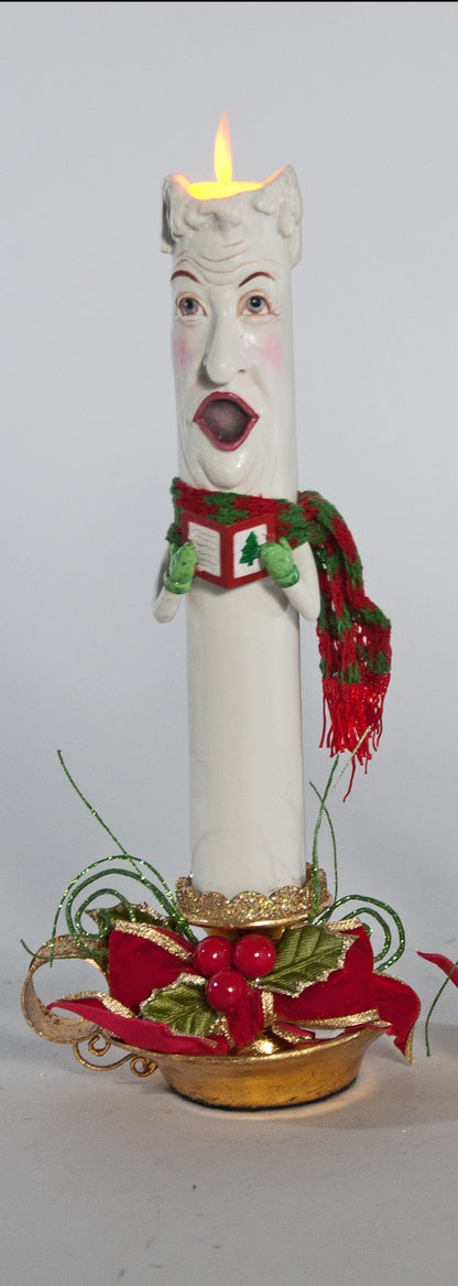 Katherines Collection Christmas Carolling Candle Holders