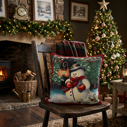 Light the Way Christmas Cushion by Peggy Wilkins