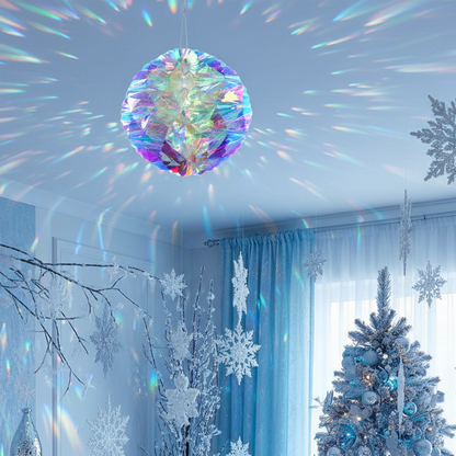 Iridescent Honeycomb Christmas Ball Decoration 30cm