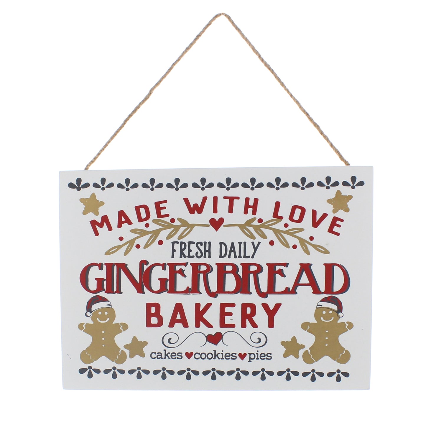 Gingerbread Bakery Christmas Sign
