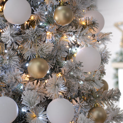 Festive 600 White and Warm White Firefly Christmas Tree Lights