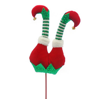 Elf Legs Pick Christmas Decoration