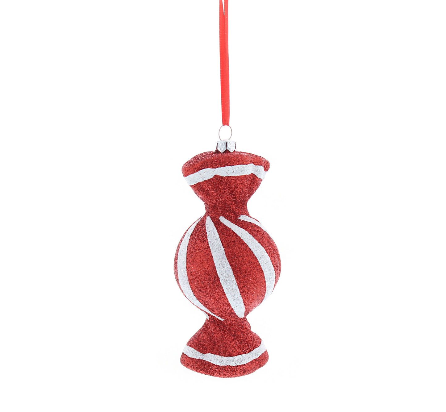 Glitter Striped Sweet Hanging Christmas Decoration