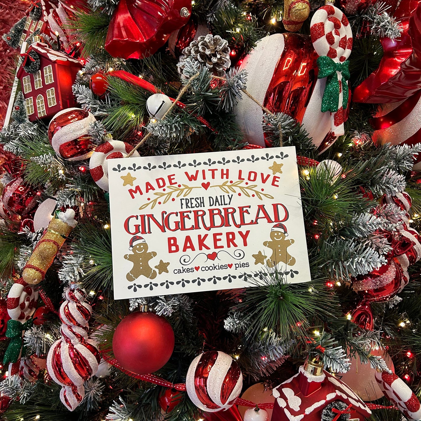 Gingerbread Bakery Christmas Sign