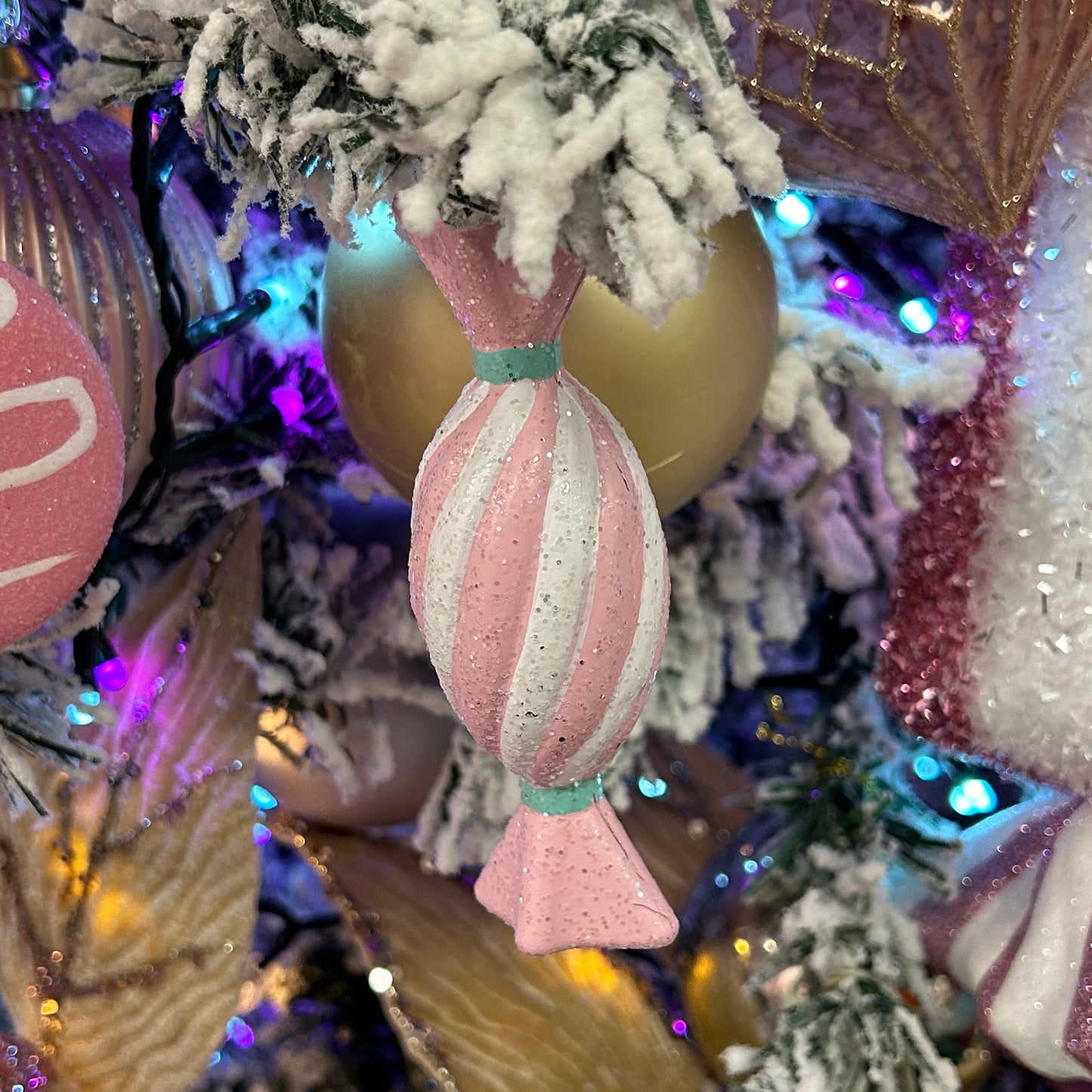 Pink and White Sweet Hanging Christmas Decoration