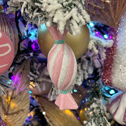 Pink and White Sweet Hanging Christmas Decoration