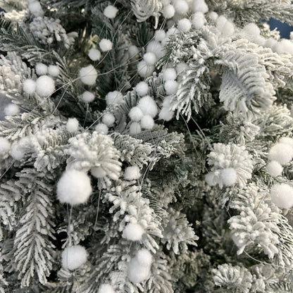 Snowball Garland Christmas Decoration 135cm