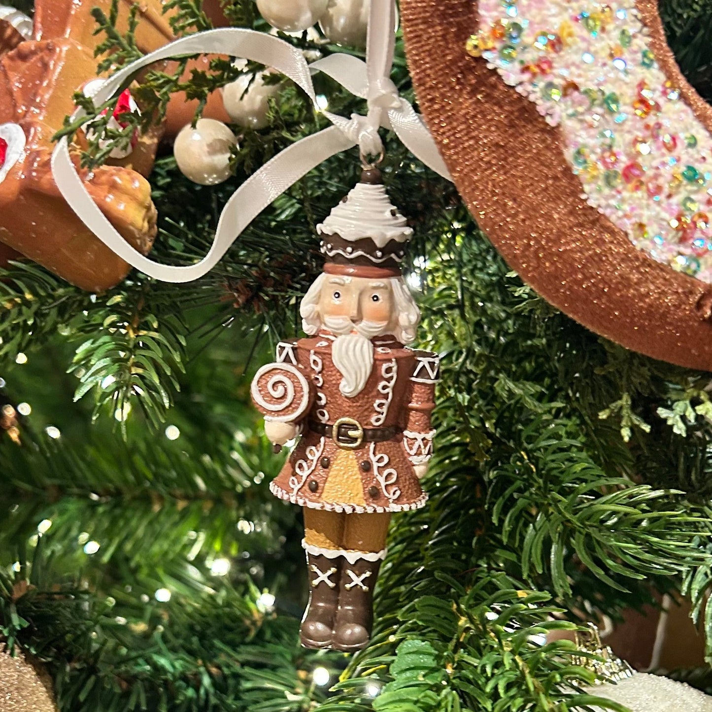 Gingerbread Nutcracker Christmas Tree Decoration