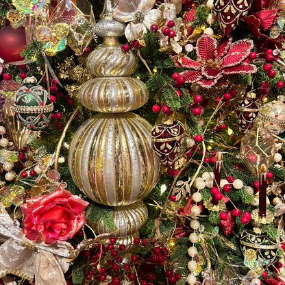 Large Finial Style Christmas Hanging Decoration