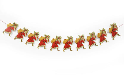 Father Christmas Paper Garland